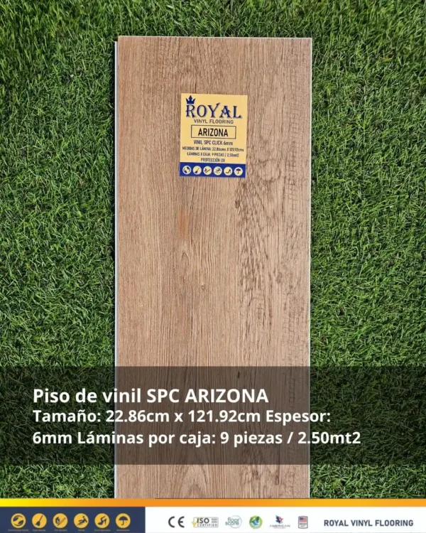 piso vinil click spc arizona, en Caracas