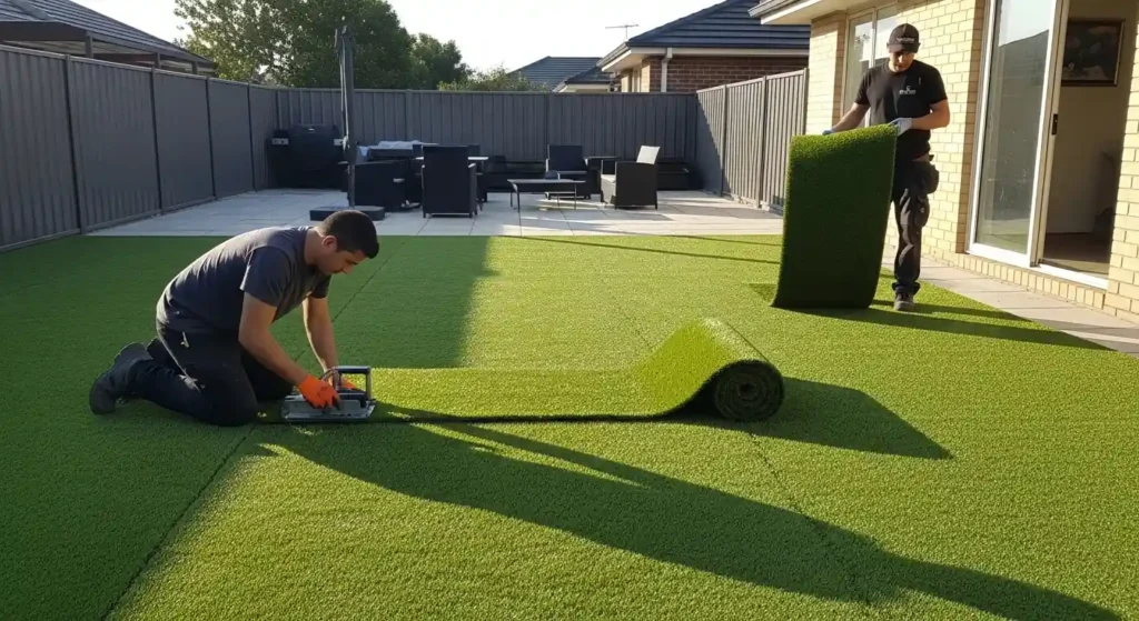 instalacion de grama artificial